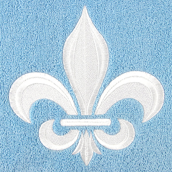 Swirling Fleur de Lis