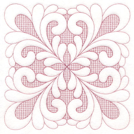 Elegant Flourishes - Pretty Square (Trapunto)