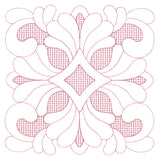 Elegant Flourishes - Delicate Square (Trapunto)