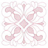 Elegant Flourishes - Delicate Square (Trapunto)