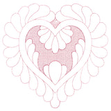 Elegant Flourishes - Lovely Heart (Trapunto)