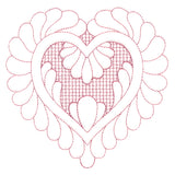 Elegant Flourishes - Lovely Heart (Trapunto)