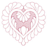 Elegant Flourishes - Lovely Heart (Trapunto)