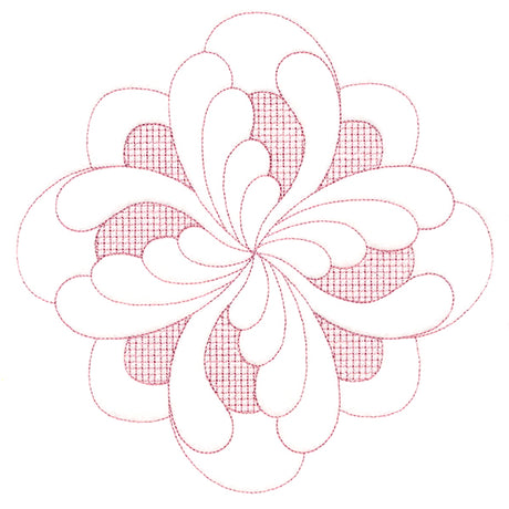 Elegant Flourishes - Exquisite Diamond (Trapunto)