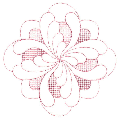 Elegant Flourishes - Exquisite Diamond (Trapunto)