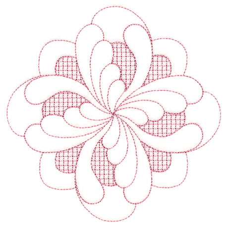 Elegant Flourishes - Exquisite Diamond (Trapunto)