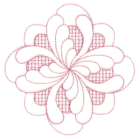 Elegant Flourishes - Exquisite Diamond (Trapunto)