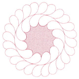 Elegant Flourishes - Dainty Circle (Trapunto)