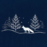 Frosty Fox Scene Border