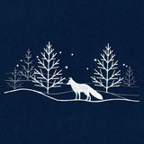 Frosty Fox Scene Border