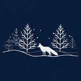 Frosty Fox Scene Border