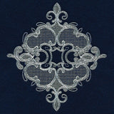 Elegant Swirls Feature (Whitework)