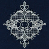 Elegant Swirls Feature (Whitework)