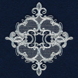 Elegant Swirls Feature (Whitework)