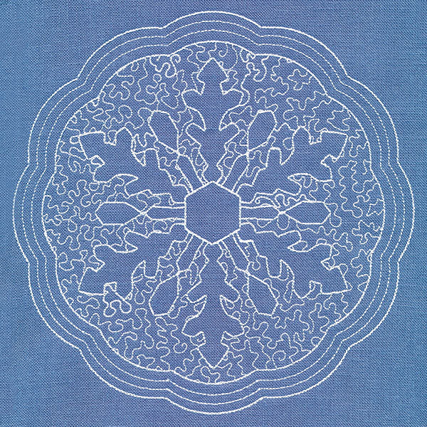 Winter Beauty Snowflake (Trapunto)