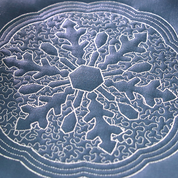 Winter Beauty Snowflake (Trapunto)