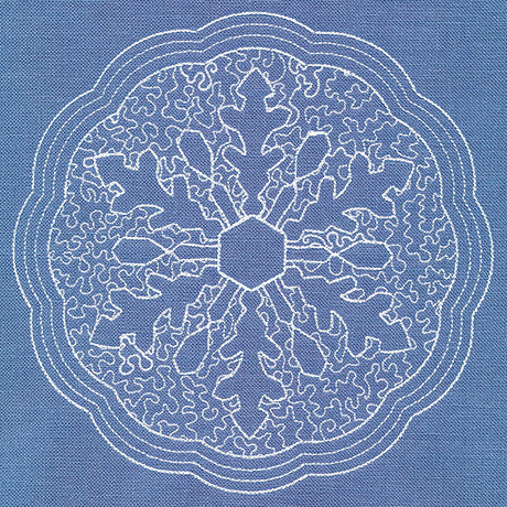 Winter Beauty Snowflake (Trapunto)