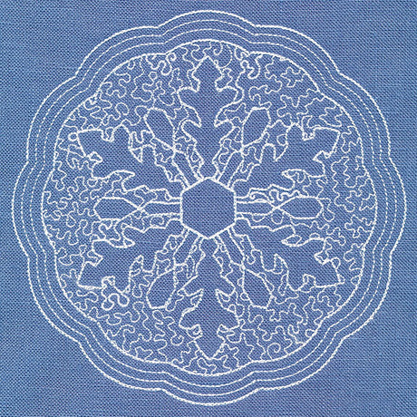Winter Beauty Snowflake (Trapunto)