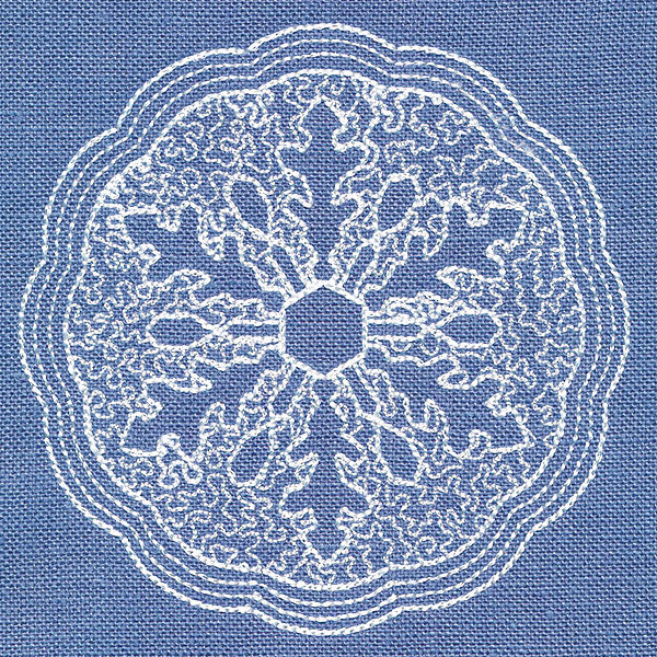 Winter Beauty Snowflake (Trapunto)
