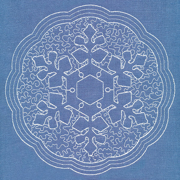 Winter Elegance Snowflake (Trapunto)