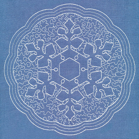 Winter Elegance Snowflake (Trapunto)
