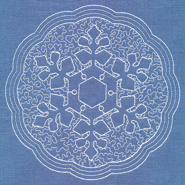 Winter Elegance Snowflake (Trapunto)