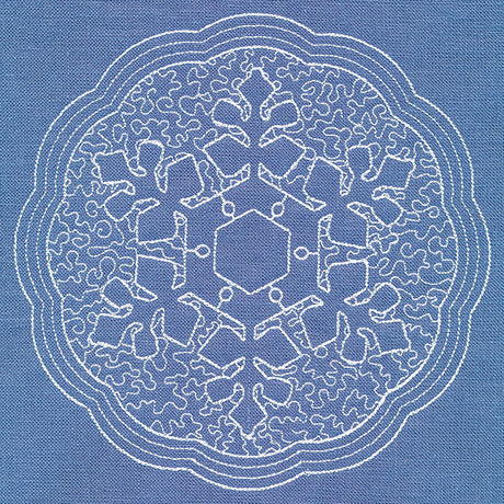 Winter Elegance Snowflake (Trapunto)