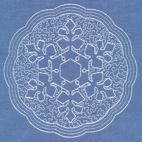 Winter Elegance Snowflake (Trapunto)
