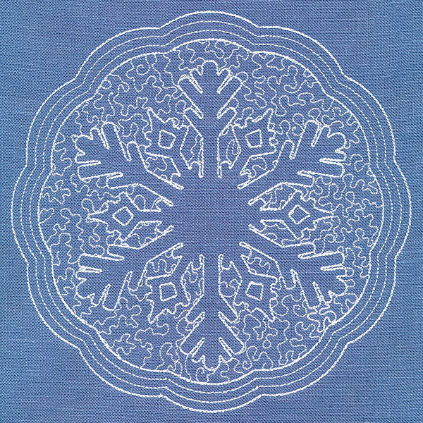 Winter Charm Snowflake (Trapunto)