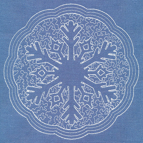 Winter Charm Snowflake (Trapunto)