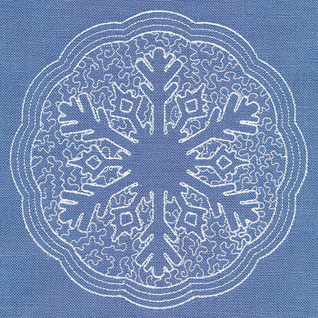 Winter Charm Snowflake (Trapunto)