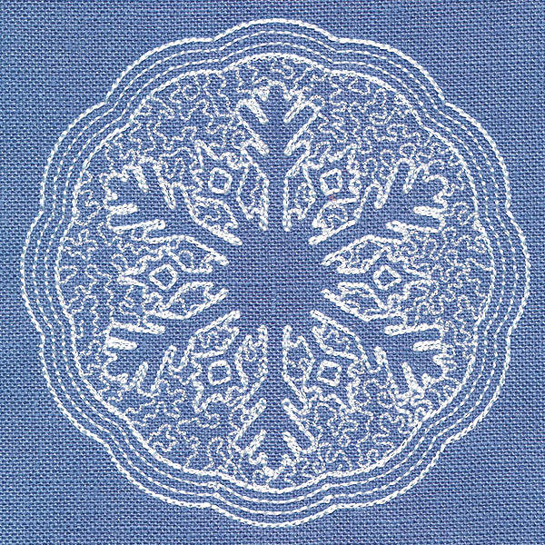 Winter Charm Snowflake (Trapunto)