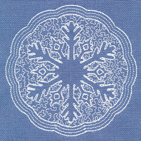 Winter Charm Snowflake (Trapunto)