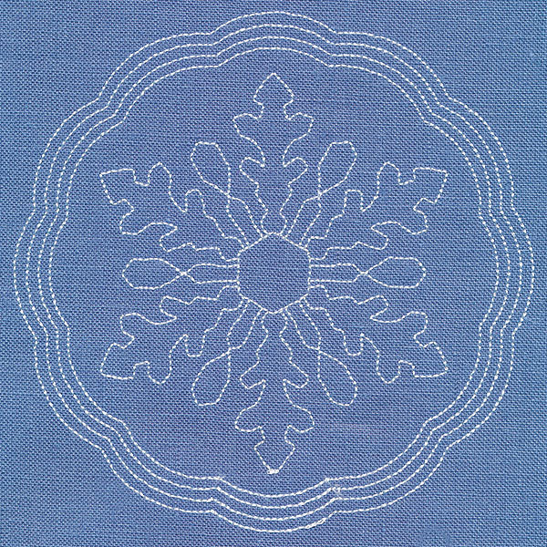 Winter Beauty Snowflake (Double Run)