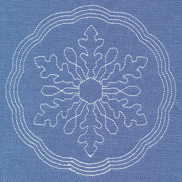 Winter Beauty Snowflake (Double Run)