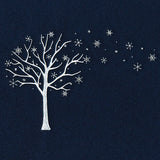 Snowy Winter Tree (Whitework)