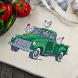 Country Chickens Retro Truck