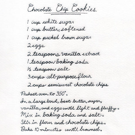 Chocolate Chip Cookie Recipe