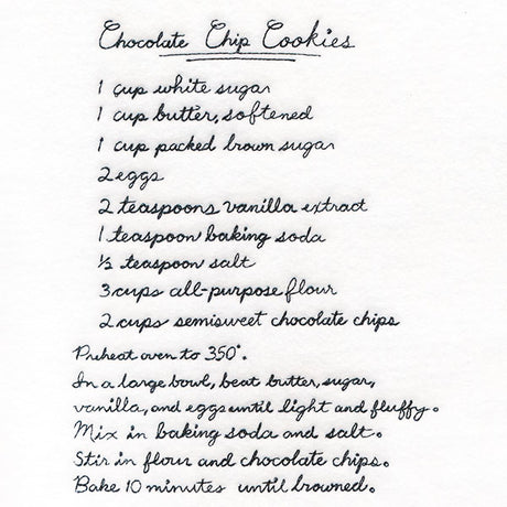 Chocolate Chip Cookie Recipe