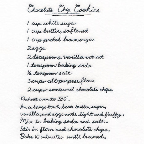 Chocolate Chip Cookie Recipe