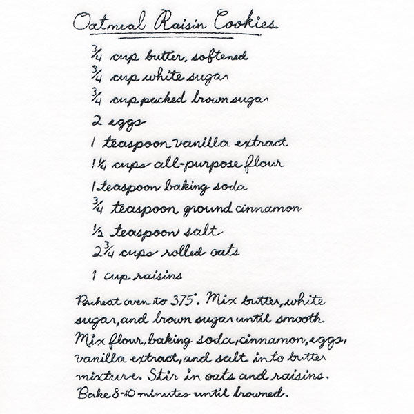 Oatmeal Raisin Cookie Recipe