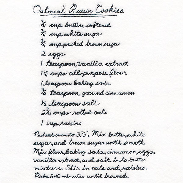 Oatmeal Raisin Cookie Recipe