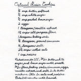 Oatmeal Raisin Cookie Recipe