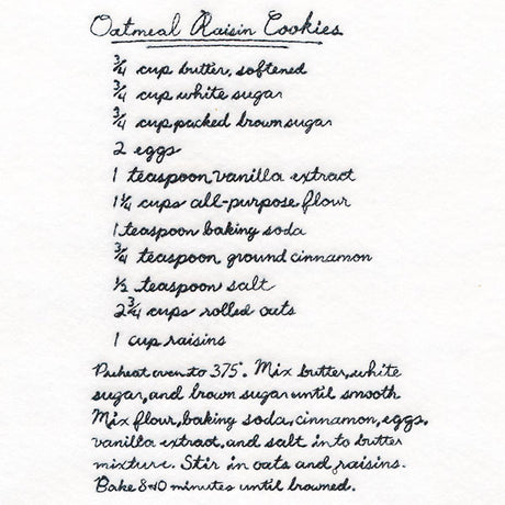 Oatmeal Raisin Cookie Recipe