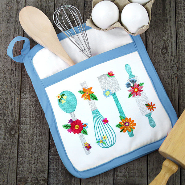 Kitchen Utensils in Bloom