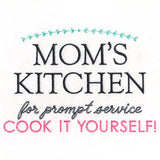 Mom's Kitchen Sign