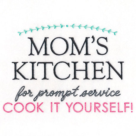 Mom's Kitchen Sign