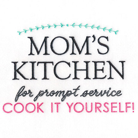 Mom's Kitchen Sign