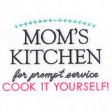 Mom's Kitchen Sign