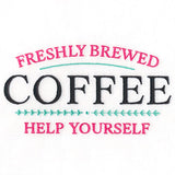 Freshly Brewed Coffee Sign